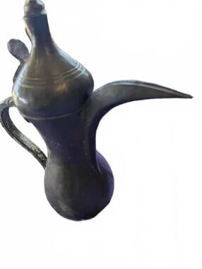 Vintage Brass Dallah Arabic Coffee Pot